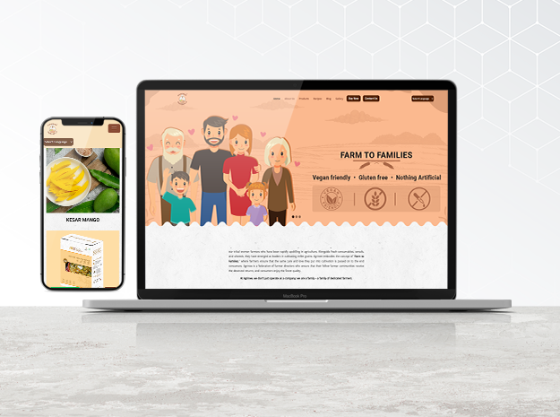 Agrniee naturals | Custom ecommerce development