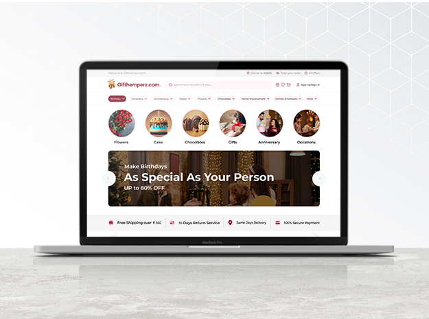 Gifthamperz |  Angular web development services